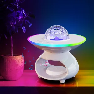 Smart Lamp with Wireless Phone Charging & Speaker