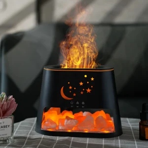 Aromatherapy Oil Diffuser with Himalayan Lamp