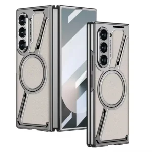 Magnetic PU Leather Phone Case For Z-Fold