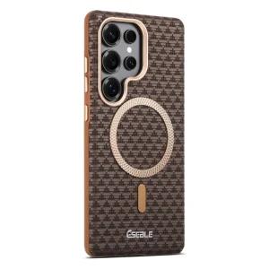 Premium Leather Magnetic Phone Case-Samsung