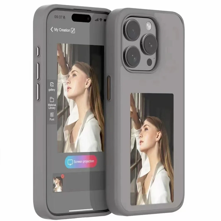 Smart E-Ink Display Case for iPhone